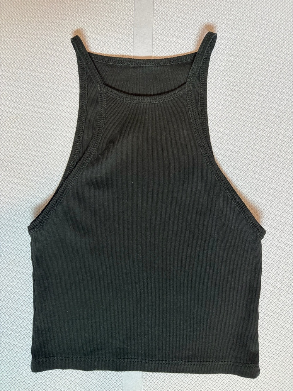 H&M Black Ribbed High-Neck Tank - Picture 2 of 2